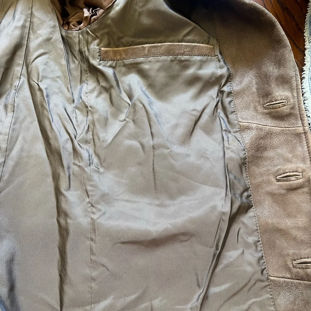 The Territory Ahead Leather Blazer Jacket Sport Coat Vintage - Picture 10 of 11